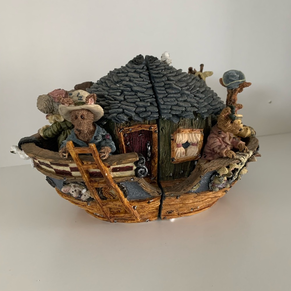 BOYDS BEAR Noah’s Ark Book Ends